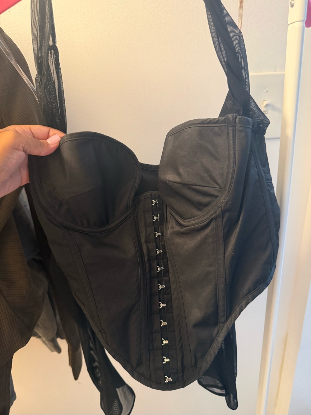 House of CB Mina Black Structured Corset